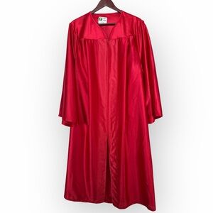 Herff Jones Red Graduation Gown‎ Robe Fits Height 5'9" - 5'10"